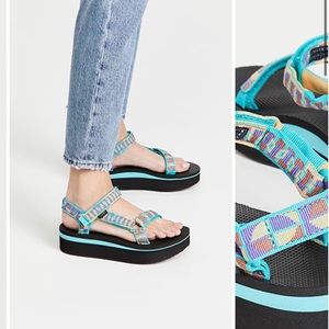 Teva Flatform Universal Sandal in Deco Mash Up